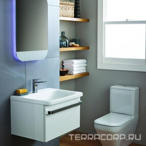 Ручка для тумбы 60см, (цв.хром), крепл.в комплекте, ZZ Ideal Standard Tonic II R4358AA