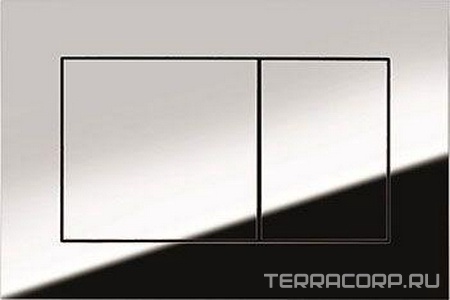 Панель смыва с двумя клавишами, (пластик цв. хром глянц.),  ZZ Tece TECEnow 9240401