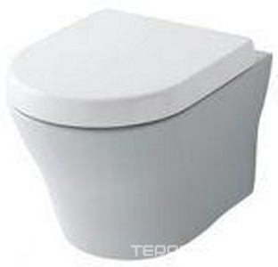 Унитаз подвесной, безободковый, 394х530хh339мм, без сиденья,  ZZ Toto MH CW162Y#XW