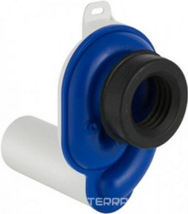 Сифон для писсуара, горизонтальный выпуск, (пластик цв.черный), Laufen ZZ Laufen Универсал 8.9418.1.000.000.1