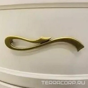 Ручка-скоба для мебели, (цв. бронза),  ZZ Eban Riccio FACRCMA--BR