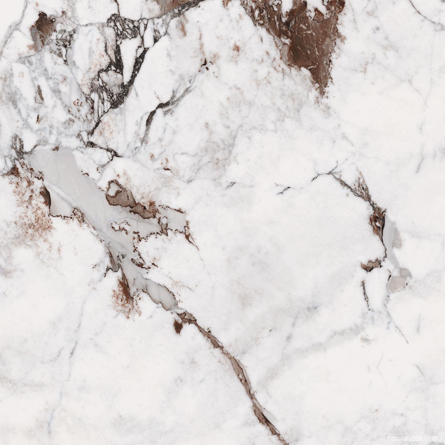 Керамогранит Cedit Magnum Policroma Policroma Breccia Glossy 120x120 Белый, фото 5