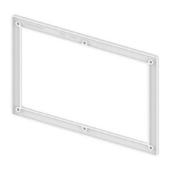 Рамка дистанциаонная для установки клавиши смыва, необходима при толщине обшивки стены менее 18мм, (цв.белый),TECEsolid ZZ