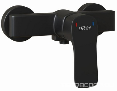 Смеситель для душа, без аксессуаров, цвет черный,  ZZ Paini Viva Style P4YO511