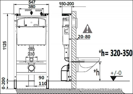 К-т: унитаз подвесной безободковый, сиденье с микролифтом, монтажная рама, крепёж, клавиша смыва цв.белый, Laufen Pro ZZ Laufen Laufen Pro New Z.RU93.0.761.6  (Эко-Душ)