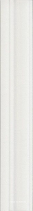 Керамическая плитка Kerama Marazzi Флориан Бордюр Багет  белый матовый обрезной 30x5 Белый 