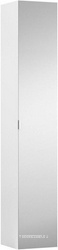 Шкаф-пенал 1700х300х300 мм, зеркальная дверца, лев/прав, (цв.белый матовый), Space ZZ