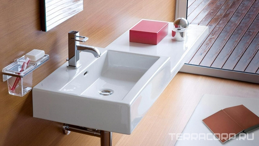 Раковина 1000х460мм, с 1 отв.д/смесит., полочка справа, Living city ZZ Laufen Living City 8.1843.2.000.104.1