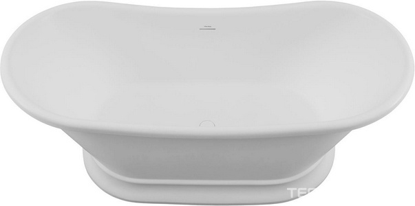 Ванна 1700x750хh665мм, отдельностоящая, интегрированный слив-перелив, д/к в цвет ванны в компл., (искусств.камень цв.белый),  Classic ZZ Allen Brau Krion 2.35004.21