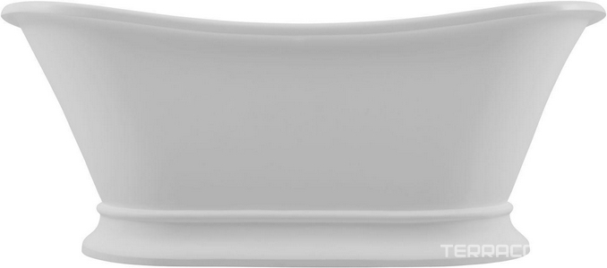 Ванна 1700x750хh665мм, отдельностоящая, интегрированный слив-перелив, д/к в цвет ванны в компл., (искусств.камень цв.белый),  Classic ZZ Allen Brau Krion 2.35004.21