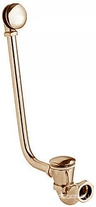 Слив-перелив с системой Click-Clack, с гибким шлангом и горизонтальным отводом, (цв.бронза), (смонтирован на ванне), Knief ZZ Knief Универсал 0100-091-12   PRIN