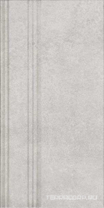 Керамическая плитка Kerama Marazzi Догана Плинтус  серый светлый матовый обрезной 20x40 Серый 