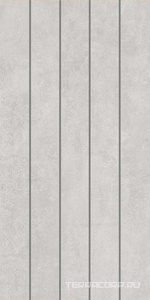 Керамическая плитка Kerama Marazzi Догана Декор чипсет  серый светлый матовый обрезной 40x80 Серый 