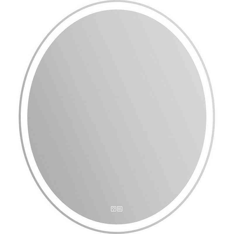 Зеркало 750x30х900мм, овальное с встроенным по периметру светильником, сенсорным выключателем и подогревом, 12W, 220-240V, BelBagno ZZ