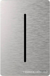 Панель смыва для писсуара, с ИК датчиком, работа от сети 230V, установка с клапаном смыва U 2, (нерж сталь, сатин, защита от отпечат)-Solid ZZ Tece TECEfilo 9242037