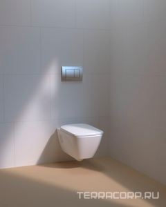 Инсталляция для подвесного унитаза, Geberit  458.163.21.1, двойной смыв, 112х50 см, клавища хром глянец квадрат. в компл. ZZ Geberit Delta 458.163.21.1