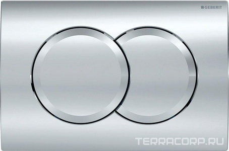 Инсталляция для подвесного унитаза Geberit  01, 112х50 см,  двойной смыв, клавиша хром глянец круглая в компл. ZZ Geberit Delta 458.149.21.1