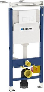 Инсталляция для унитаза GEBERIT Платтенбау Duofix UP100 (клавиша , белая) ZZ Geberit Delta 458.125.11.1