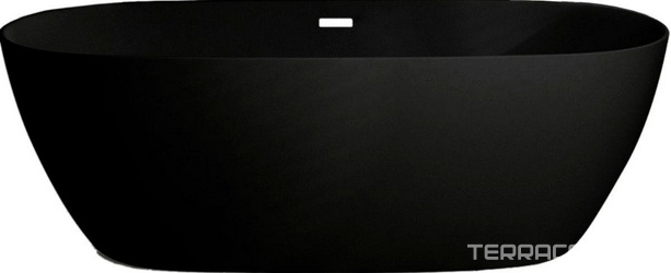 Ванна 1700x750x560мм, отдельностоящая, слив перелив в компл., (акрил цв.черный матовый), Vettore W ZZ