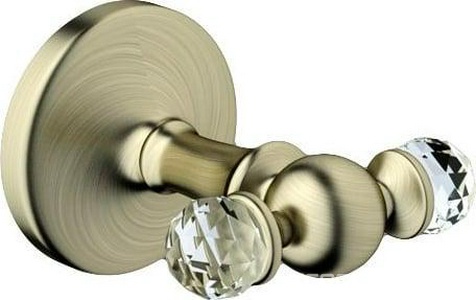 Крючок двойной (цв. бронза),  ZZ Art & Max Antic Cristal AM-2686SJ-Br