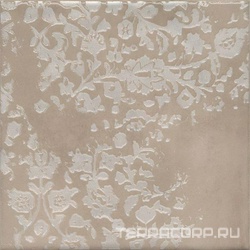 Декор Адриатика 1 бежевый глянцевый 20x20