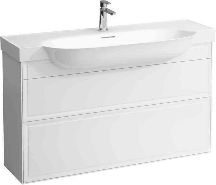 Тумба подвесная120 см под раковину  8.1385.8 с 2 ящиками(цв. белый) The New Classic ZZ