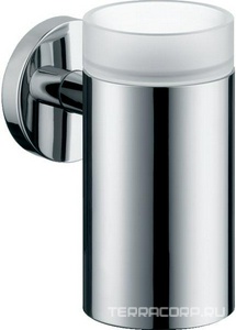 Стакан настенный (хрусталь/хром),  ZZ Hansgrohe Logis 40518000
