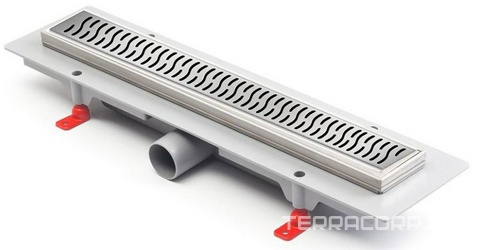 Душевой лоток Harmony 450 мм D40, хром глянец ZZ