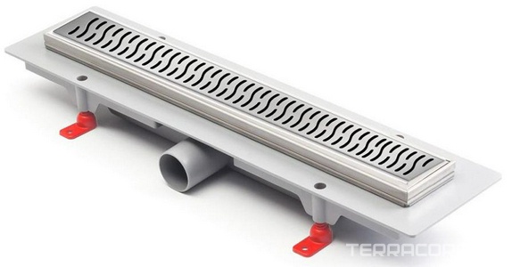 Душевой лоток  450 мм D40, хром глянец ZZ Paini Harmony CH450H