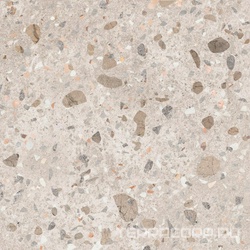 Терраццо серый, глазурованный матовый  60х60