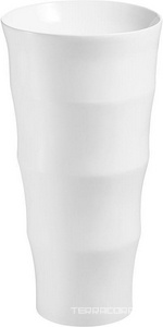 Раковина 420х420хh830мм, напольная, круглая, без отв.д/смес., без перелива, крепеж в компл., (керамика цв.белый),  ZZ Cerutti Spa Alessia CT7834