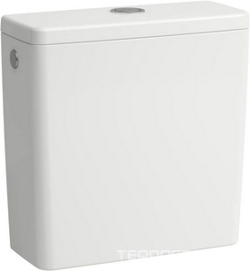 Бачок для напольного унитаза, механизм смыва., кнопка цв.хром, в компл.,  ZZ Laufen Lua 8.2708.2.000.972.1