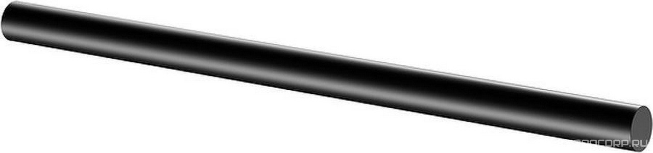 Полотенцедержатель торцевой одинарный 450мм, (цв.черный матовый),  ZZ Keuco Reva 12820 370000