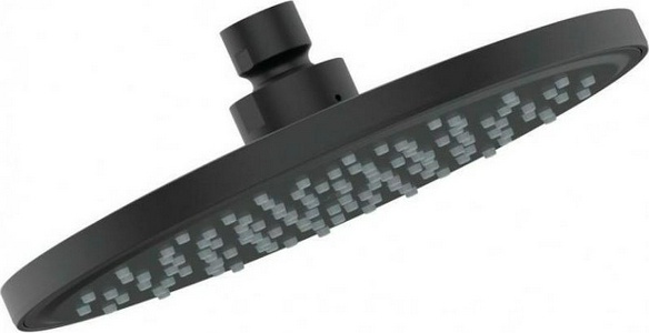 Душ верхний, стационарный, круг d200мм, G 1/2, (металл цв.черный матовый), IdeaRain ZZ Ideal Standard IdealRain BD140XG