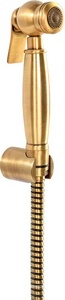 Гигиенический душ, комплект: лейка, держатель, шланг 120см., (цв.бронза),  ZZ Cezares Atlantis ATLANTIS-U-IFS-02
