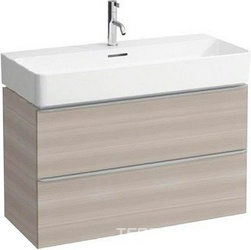 Тумба подвесная 935х385х520 мм, 2 выдвижных ящика, для раковины  8.1028.7, (цв.светлый орех), Space ZZ