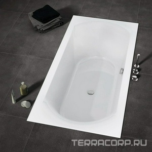 Ванна 190х90см, без ножек/рамы, панелей, слива-перелива, (акрил цв.белый), Linares ZZ Riho linares B143001005