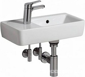 Раковина 50х25 см с отв. под смес. слева, Comprimo ZZ