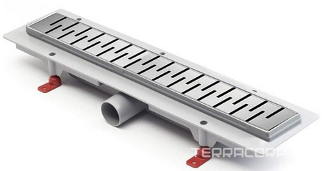 Душевой лоток Medium 450 мм D40, хром глянец ZZ