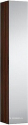 Шкаф-пенал 1700х300х300 мм, зеркальная дверца, лев/прав, (цв.темный вяз), Space ZZ