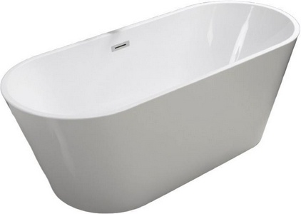 Ванна 1700x750x600мм, отдельностоящая, слив перелив в компл., (акрил цв.белый),  ZZ Cerutti Spa Sella 9040