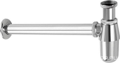 Сифон для раковины 1*1/4, без донного клапана, цв.хром