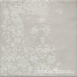 Декор Адриатика 2 серый глянцевый 20x20