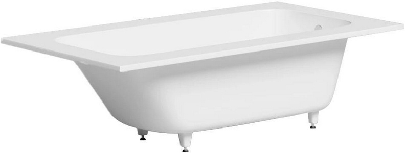 Ванна 1900х800хh600мм, с фронт.экраном №2 справа, размеры на схеме, встраив.,S-Sense мат.цв.белый,на регулир.опорах,БЕЗ слива-перелива, Plus ZZ Salini Orlanda 102014M  + фронт.экран №2 с ревиз.отв. справа, слив-пер.спра