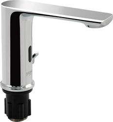 Смеситель для раковины, сенсорный с регулировкой температуры (питание от сети и батареи), хром ZZ