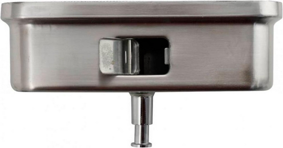 Дозатор жидкого мыла настенный, из нержавеющей стали, 1200 мл,  ZZ Brimix Brimix 651