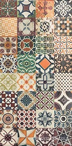 Керамическая плитка Mainzu Catania Decor Messina ZZ 15х30 Комбинированный 