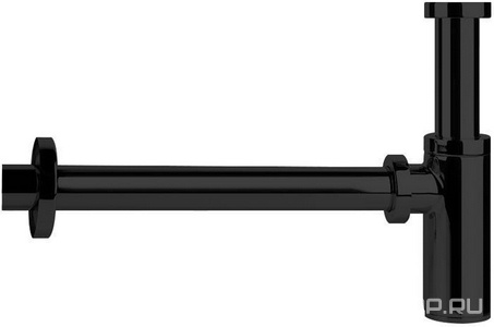 Сифон для раковины округлый, 1 1/4, (цв. Black Metal PVD), Gessi ZZ Gessi Универсал 01377 706