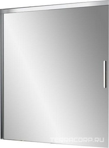 Шторка на ванну с раздвижной дверью и фикс панелью слева H2R 1175-1200х1500 мм, серебро+klar+clean,  ZZ Kermi Nica NI H2L 12015VPK