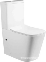 Унитаз-компакт напольный, безободковый, с бачком, 640х370х810мм, сиденье с микролифтом, крепеж в компл, Maiella ZZ